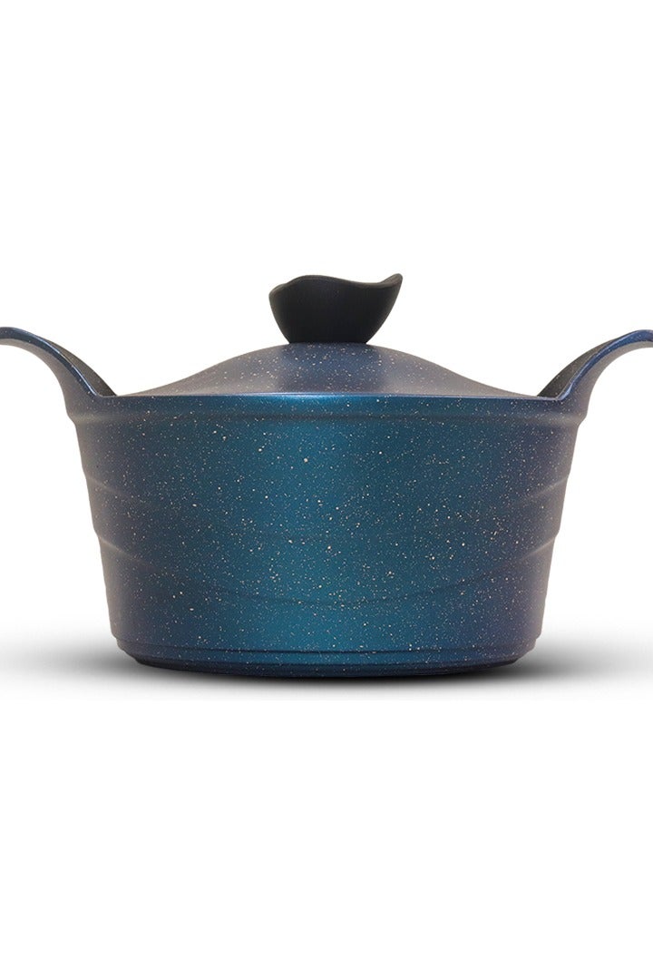 إيزي كوك وعاء طهي غير لاصق سهل الطهي - 24 سم - أزرق