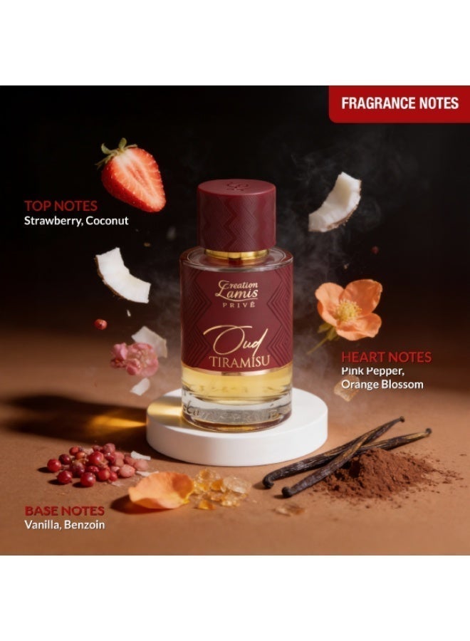 Creation Lamis Privé Oud Tiramisu Eau de Parfum Unisex 100ml - Image 4