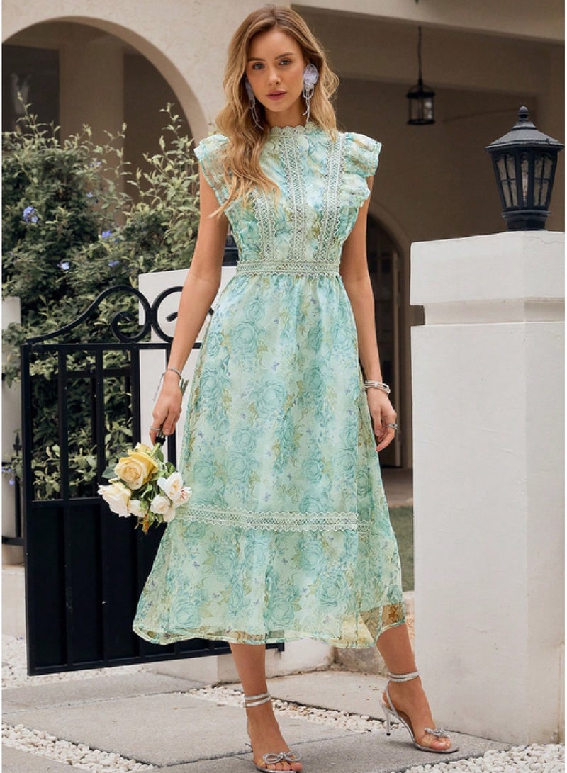 SIMPLEE Women's Summer Elegant DressLight & Comfortable Lightweight Cotton Blend Perfect for Outings 