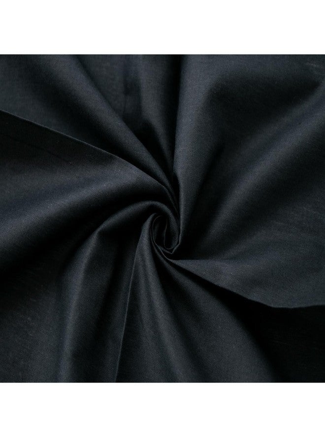 MZLIU Men's Handkerchiefs 100% Soft Cotton Black Hankies (6 PCS) - Image 5