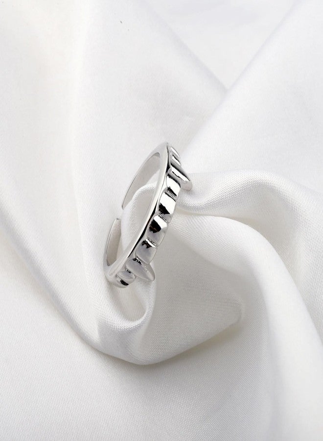 ووسوإيند خاتم أسنان مصاص الدماء من WUSUANED، مجوهرات بشخصية مصاص الدماء، هدايا لمحبي مصاصي الدماء، هدية لمحبي الرعب (خاتم أسنان مصاص الدماء) - Image 3