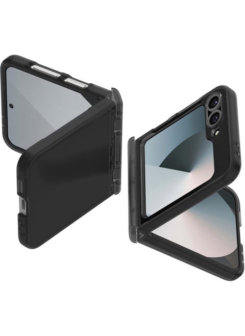 Ultra Hybrid Pro Samsung Galaxy Flip 6 Case Cover with Hinge Protection (2024) - Frost Gray