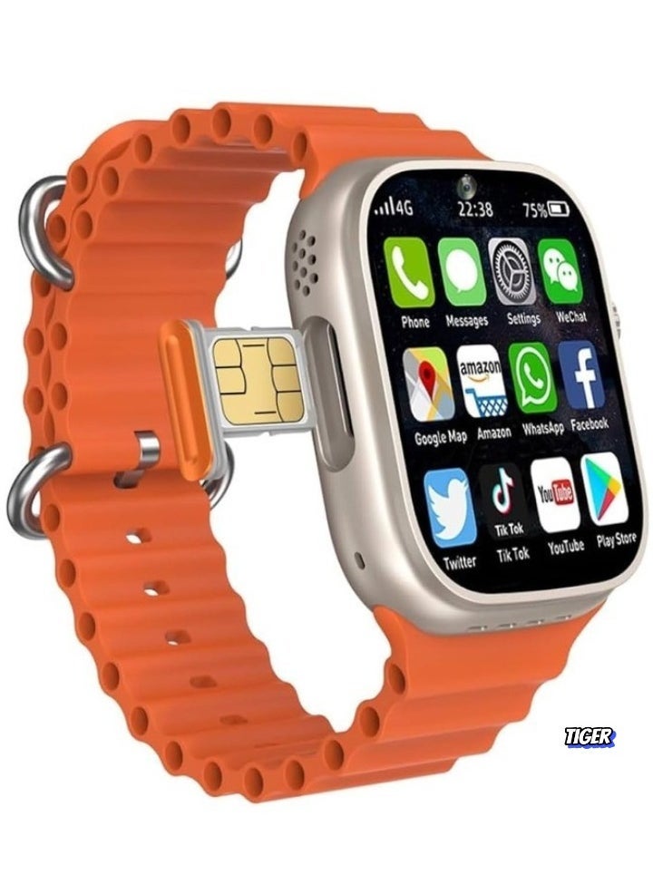 TIGER - TU94 5G Android Smart Watch – SIM Slot, Multi-Application Support, and Dual Straps for Both Men and Women - Image 1
