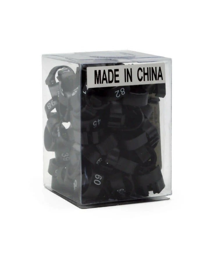 Numbered plastic pigeon rings - 100 pieces - Image 3