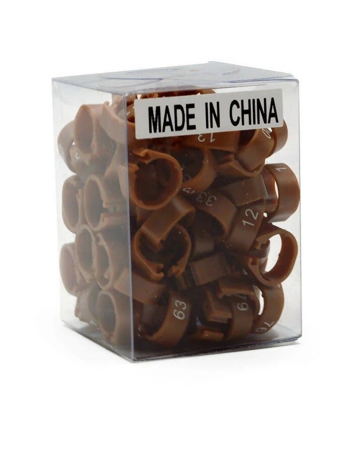 Numbered plastic pigeon rings - 100 pieces - Image 4