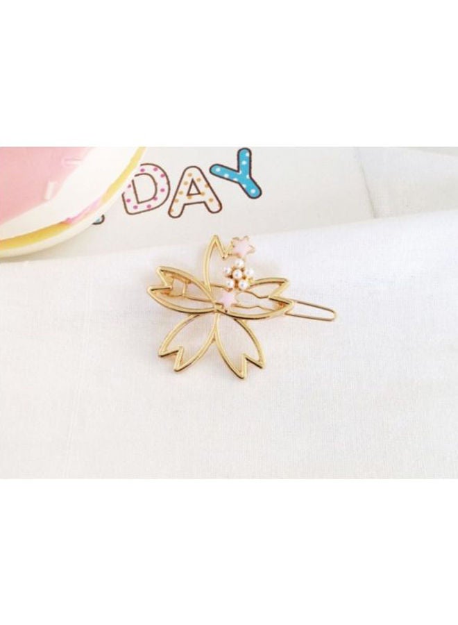 NIBEMINENT Flower Embroidered Hair Pin  - Image 3