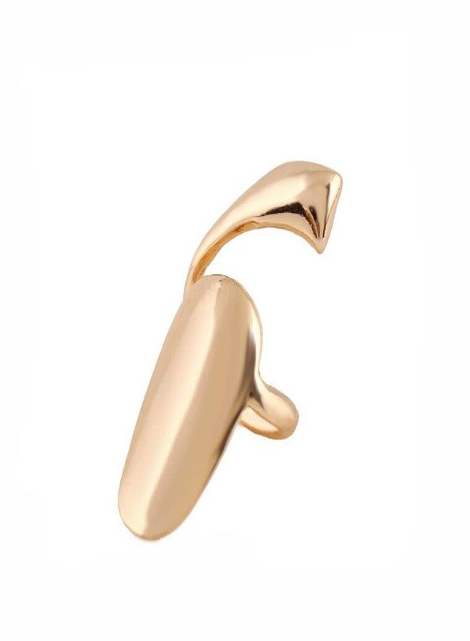 اس واي بي ال مجموعة SYBL من 6 خواتم ذهبية لتزيين الأظافر، بتصميم كلاسيكي، مناسبة كهدية. - Image 1