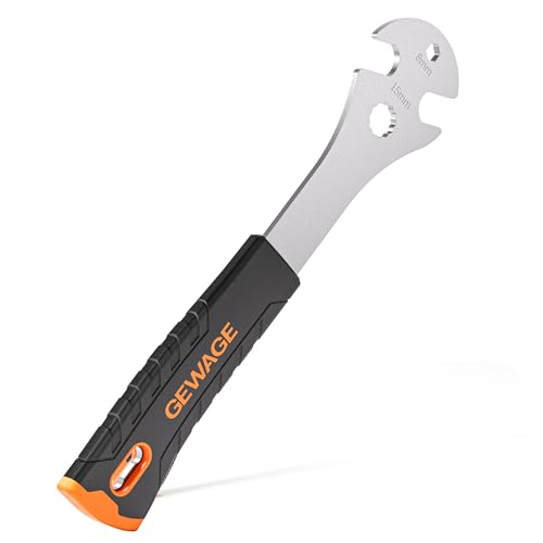 GEWAGE Bike Bicycle Pedal Wrench - Bicycle Pedal Removal Tool With Extra Long Handle-Pedal Spanner Double Wrench For Mountain Road Bike - Image 1