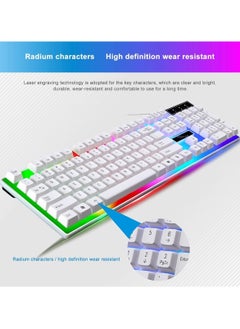 Huitich G21 Wired Gaming Keyboard – Mechanical Feel, RGB Backlit USB Plug & Play  - Image 4