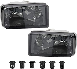 MAYASAF Smoked Lens Fog Light Pair of Bumper Fog Lamp for CHEVY 2007-14 Silverado/Suburban/Avalanche/Tahoe, for GMC - Image 1