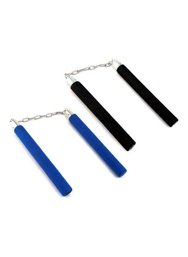 ACHAS Sponge Nunchucks, Children's Beginners Practice Nunchucks, Foam Toy Nunchakus, Martial Arts Hall Training Sticks, Martial Arts Karate Sticks Blue - Image 3