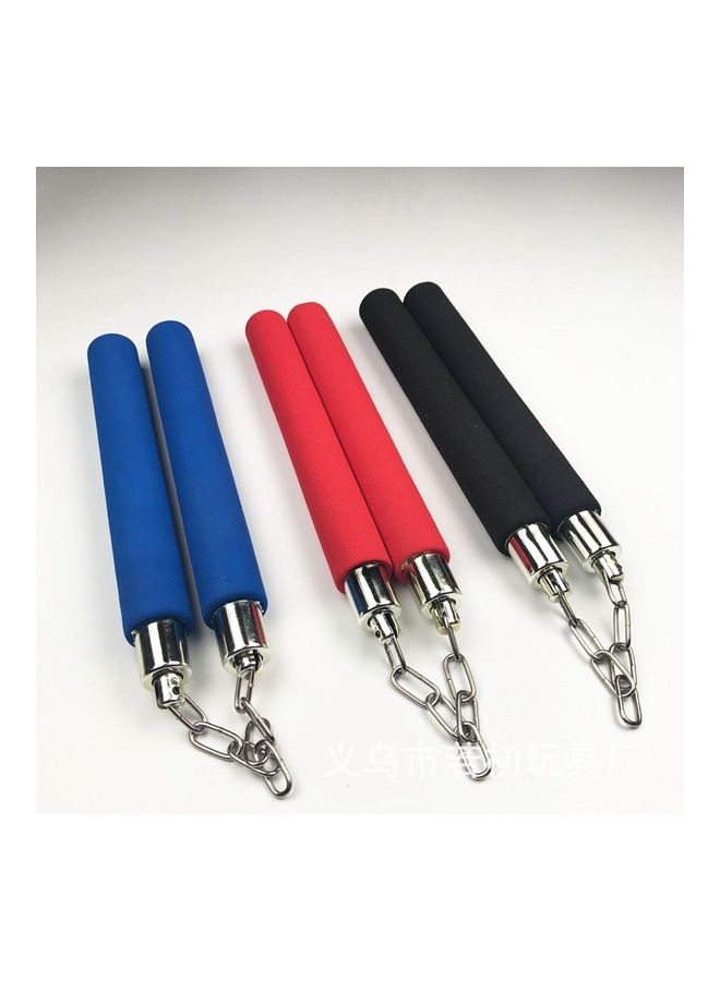 ACHAS Sponge Nunchucks, Children's Beginners Practice Nunchucks, Foam Toy Nunchakus, Martial Arts Hall Training Sticks, Martial Arts Karate Sticks Blue - Image 2