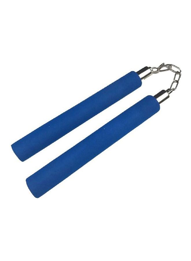 ACHAS Sponge Nunchucks, Children's Beginners Practice Nunchucks, Foam Toy Nunchakus, Martial Arts Hall Training Sticks, Martial Arts Karate Sticks Blue - Image 1