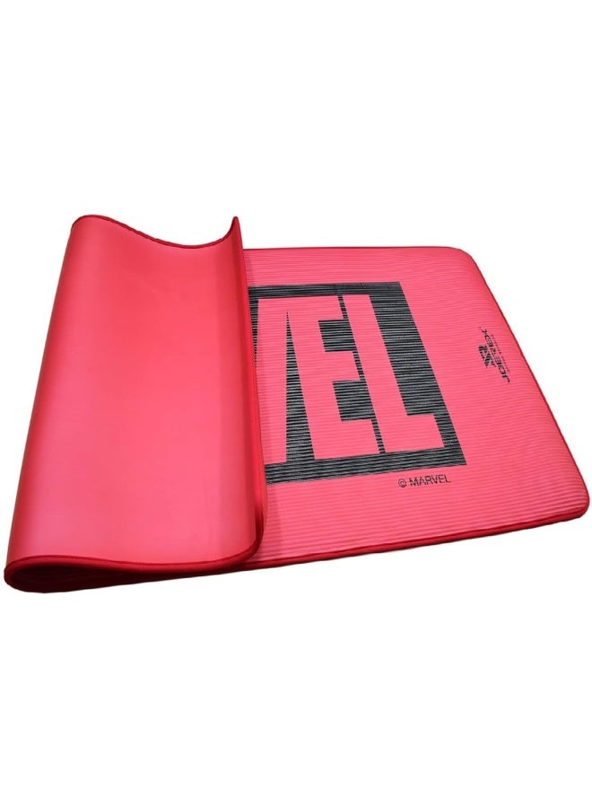 Joerex Marvel Binding Yoga Mat - Red Color - Image 3