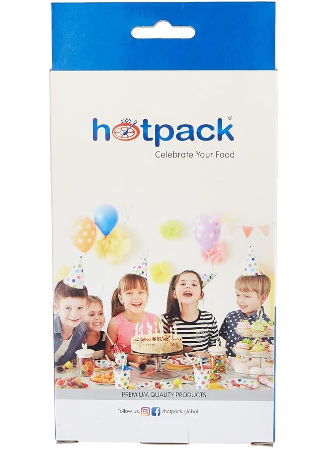 Hotpack Hotpack Disposable Plastic White Heavy Duty Cutlery 12 Spoon + Fork Knife, 36 Pieces 1 Set  - Image 3