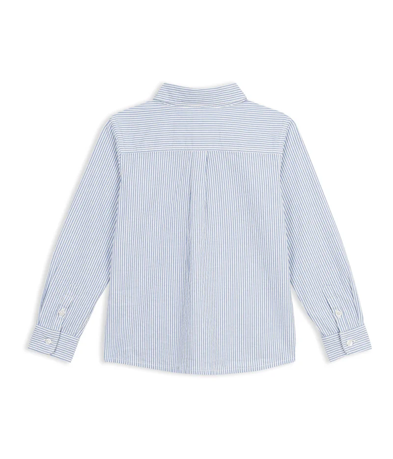 Petit Bateau Children's Stripy Cotton Shirt