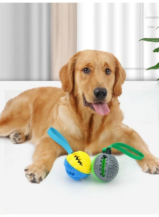 Dog Teething Toys Ball Nontoxic Durable Dog Iq Puzzle Chew Toys For Puppy Small Large Dog Teeth Cleaning/Chewing/Playing/Treat Dispensing Dog Toys - Pack Of -1 - Image 5