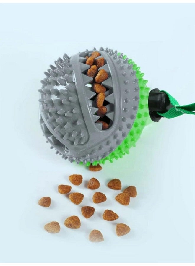 Dog Teething Toys Ball Nontoxic Durable Dog Iq Puzzle Chew Toys For Puppy Small Large Dog Teeth Cleaning/Chewing/Playing/Treat Dispensing Dog Toys - Pack Of -1 - Image 4