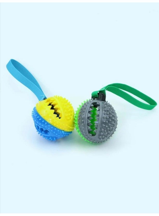 Dog Teething Toys Ball Nontoxic Durable Dog Iq Puzzle Chew Toys For Puppy Small Large Dog Teeth Cleaning/Chewing/Playing/Treat Dispensing Dog Toys - Pack Of -1 - Image 3