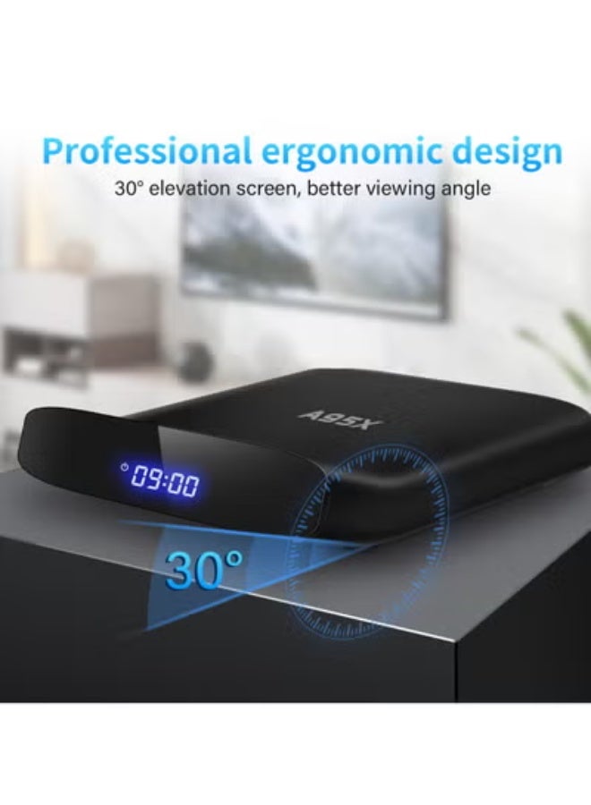 A95X W2 Android 11 Smart TV Box, 4K UHD@60FPS Output, Dual-Band WiFi + Bluetooth 5.0, HDR & AV1 decoding, for Home Theater & Streaming - Image 2