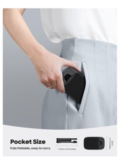 Lamicall Foldable Phone Stand for Desk Height Adjustable Cell Phone Holder Portable Cellphone Cradle Desktop Dock Compatible With Iphone 4 to 8 Inch Smartphone  - Image 4
