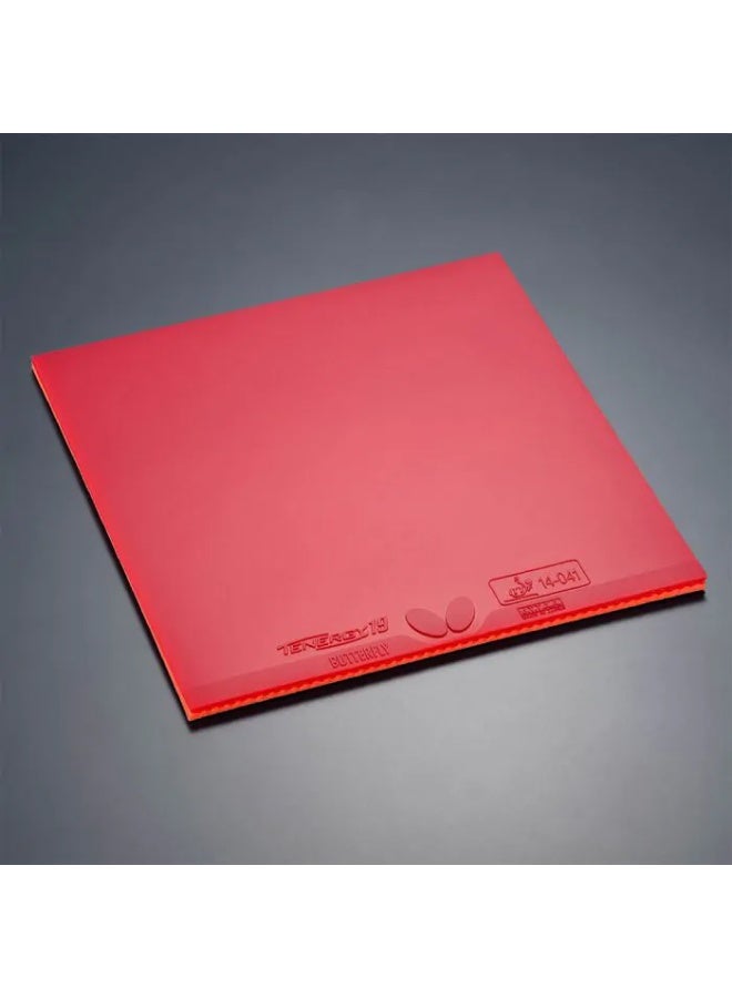 Butterfly Tenergy 19 Table Tennis Rubber - Red, 2.1mm - Image 4