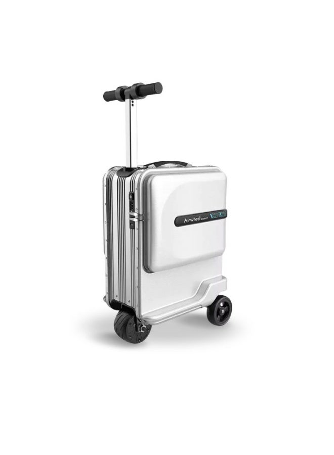 Airwheel SE3MiniT - Electric Luggage Scooter - Silver | Potable Riding Suitcase with Removable Battery, Airwheel Luggage | Official Dealer in UAE - Image 1