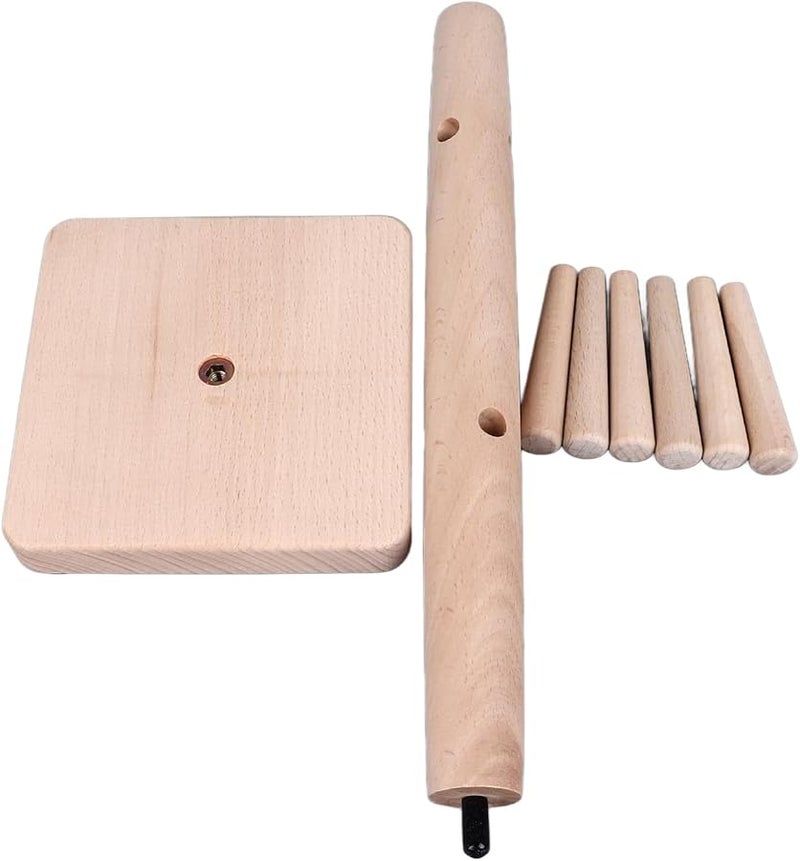 حامل أكواب خشبي على شكل شجرة مع 6 خطافات وقاعدة لتزيين بار القهوة والمطبخ - Image 5