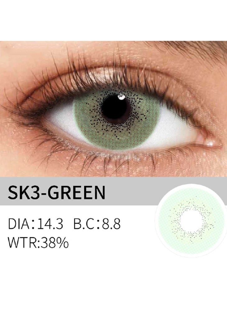 Chomel Six Months Green contact lenses——2 lenses - Image 2
