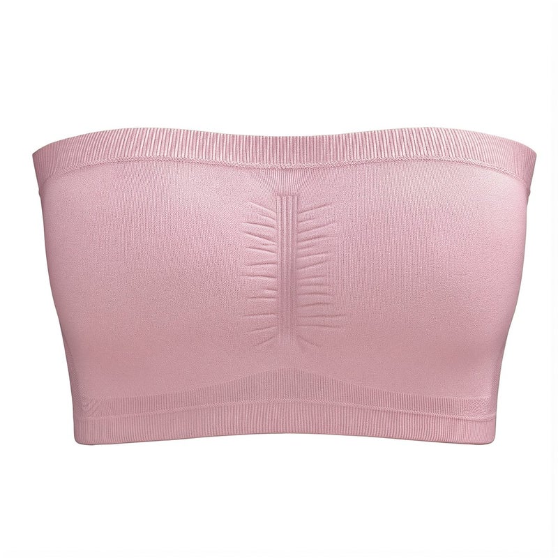 Strapless Bandeau Bra For Off Shoulder Dresses Party Prom Evening Tops White Size S Women - Image 2