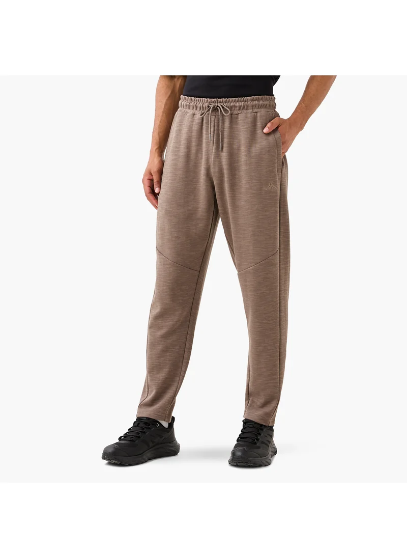 Kappa Kappa Panelled Joggers with Drawstring and Pockets