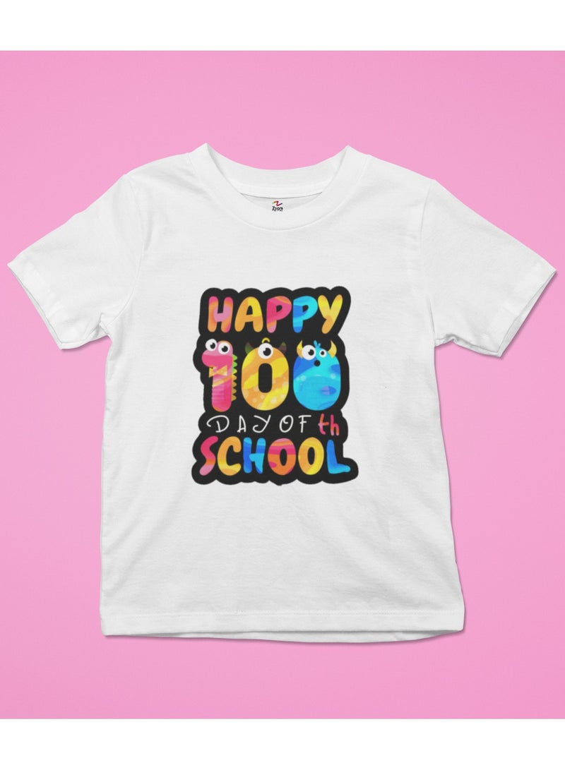 ZOOM 100 Days in School Graphic T-Shirt 