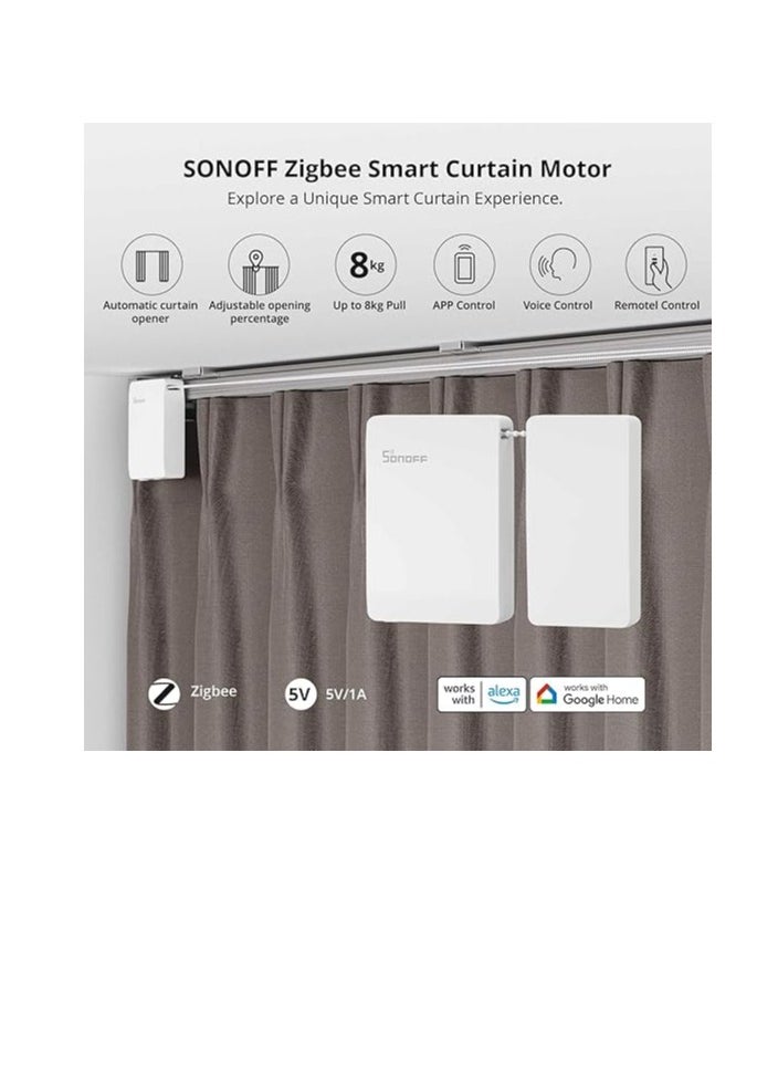 SONOFF - "SONOFF Zigbee Smart Curtain Motor with App and Voice Control, Compatible with Alexa and Google Home" - Image 1