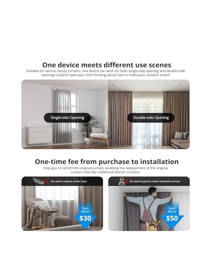 SONOFF - "SONOFF Zigbee Smart Curtain Motor with App and Voice Control, Compatible with Alexa and Google Home" - Image 1