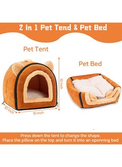 Pet Soft Guinea Pig Bed Rabbit Bed Cozy Guinea Pig Hideout House Bunny Hideout for Rabbits Hamster Bunny Rats Chinchilla Cave Bed Small Animal Bed (Brown) - pzsku/Z5C1E592289517E90AC05Z/45/_/1737031558/0b2886ea-59e1-4f04-a749-3542b2af842d