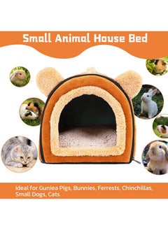 Pet Soft Guinea Pig Bed Rabbit Bed Cozy Guinea Pig Hideout House Bunny Hideout for Rabbits Hamster Bunny Rats Chinchilla Cave Bed Small Animal Bed (Brown) - pzsku/Z5C1E592289517E90AC05Z/45/_/1737031585/49a75fb7-418a-46b1-abbe-6c6a12afe0b9