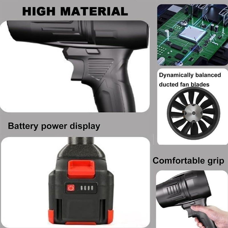 Gadget - Handy Electric Air Blower Gadget for Dusting Electronics, Cars, and Plants, Lightweight Multi-Purpose Portable Tool for Quick Cleaning and Maintenance Around House - Image 3