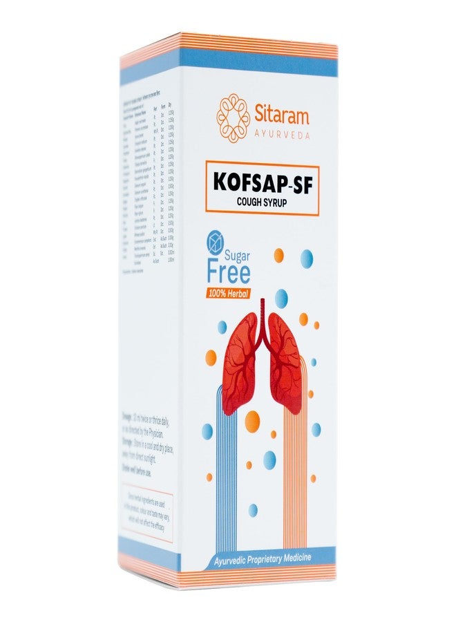 Sitaram Ayurveda Kofsap‑SF Cough Syrup | Sugar‑Free Ayurvedic Cough & Respiratory Relief | Non‑Drowsy |100 ml - Image 4