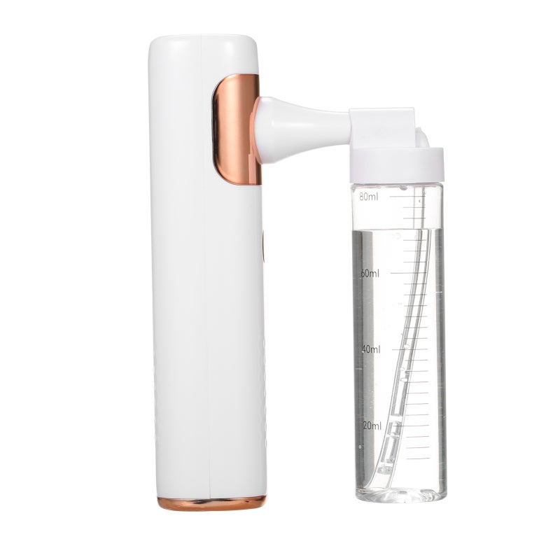 Oxygen Injector: White, Small Lightweight Portable Design - Deeply Cleanses Skin Boosts Oxygen Content, Beauty Oxygenator for Facial Skin Care - Image 3