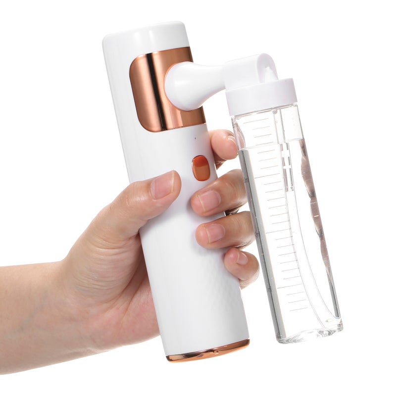 Oxygen Injector: White, Small Lightweight Portable Design - Deeply Cleanses Skin Boosts Oxygen Content, Beauty Oxygenator for Facial Skin Care - Image 4