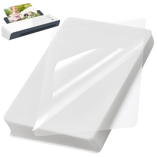 MBLABEL Clear Thermal Laminating Plastic Paper Laminator Sheets, 200 Pack 3 Mil Laminating Sheets, 9 x 11.5 Inch Thermal Laminating Pouches for Thermal Laminator - Image 1