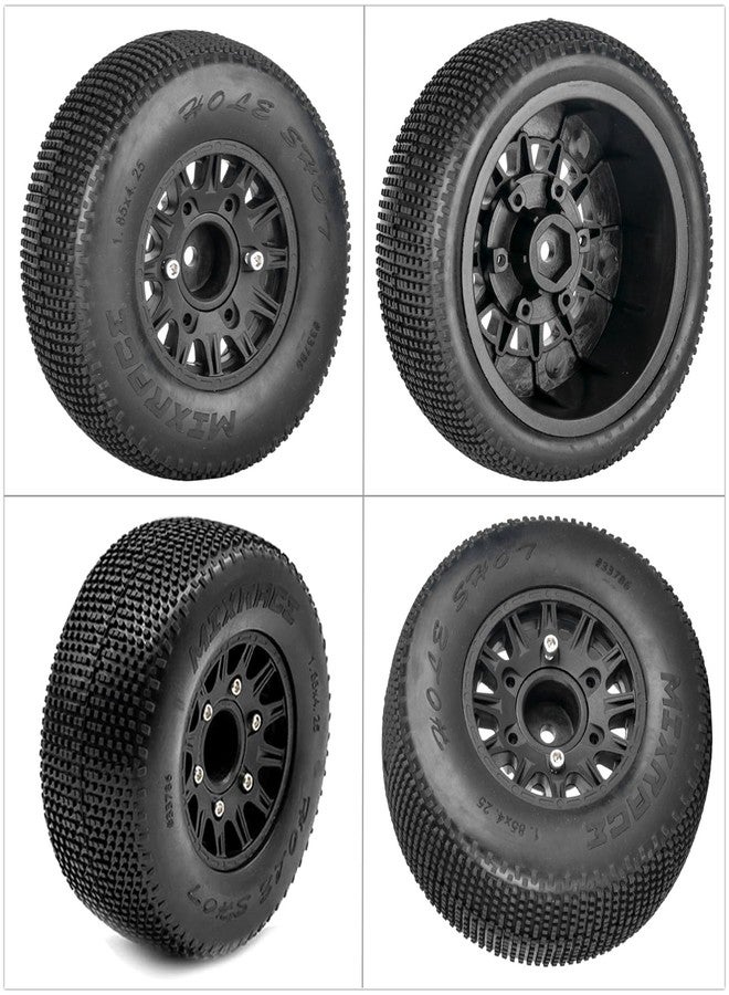 RCJTCQX 12mm/14mm Hex RC Tires and Wheels for 1/10 Slash 4X4 / Senton - Image 4