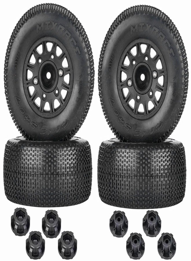 RCJTCQX 12mm/14mm Hex RC Tires and Wheels for 1/10 Slash 4X4 / Senton - Image 2