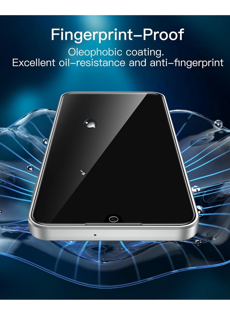 BORTONY 3 Pack Screen Protector for Samsung Galaxy A16 5G/4G Crystal Clear Glass Film Anti-Scratch East to Install 9H Tempered Glass for Galaxy A16 6.7 inch - Image 4