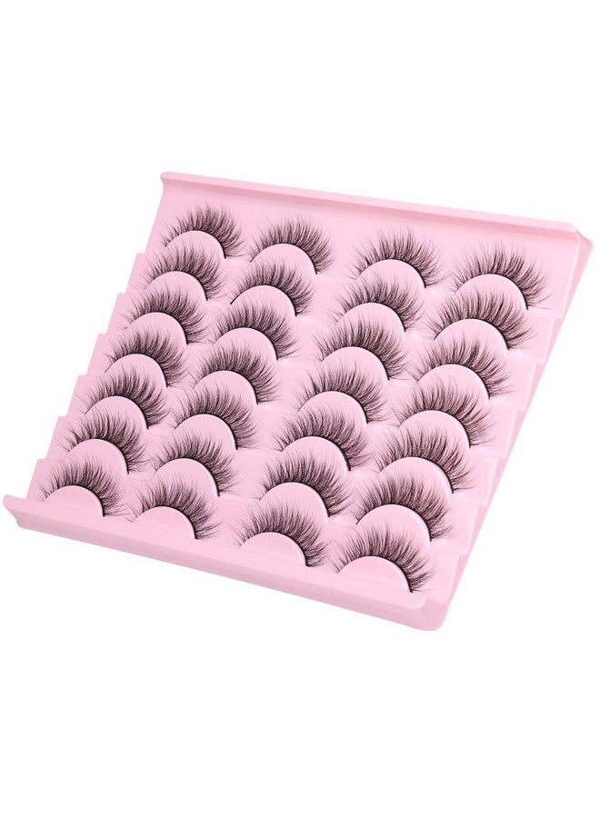 Kiromiro Wispy Lashes 12Mm False Eyelashes Natural Look Short Fluffy Faux Mink Eyelashes Wispies Ripple Strip Lashes Pack 14 Pairs - Image 4
