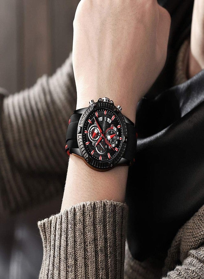 MF MINI FOCUS Sport Watch MF0244-RED, H-black Red, 6.5 UK, fashion watches - Image 3
