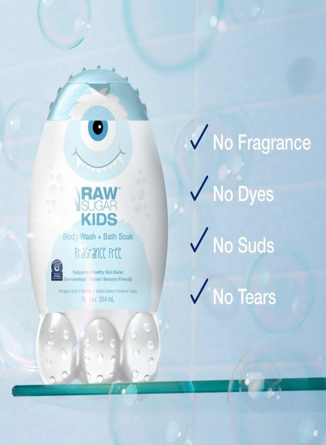RAW SUGAR Kids' 2-in-1 Body Wash + Bath Soak - Sensitive - Image 3