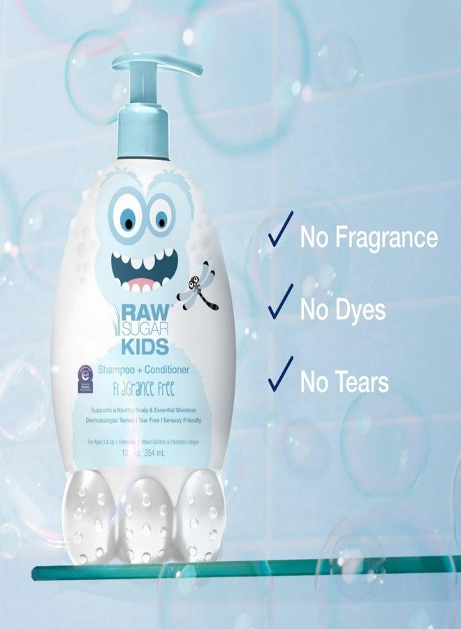 RAW SUGAR Kids' 2-in-1 Body Wash + Bath Soak - Sensitive - Image 2
