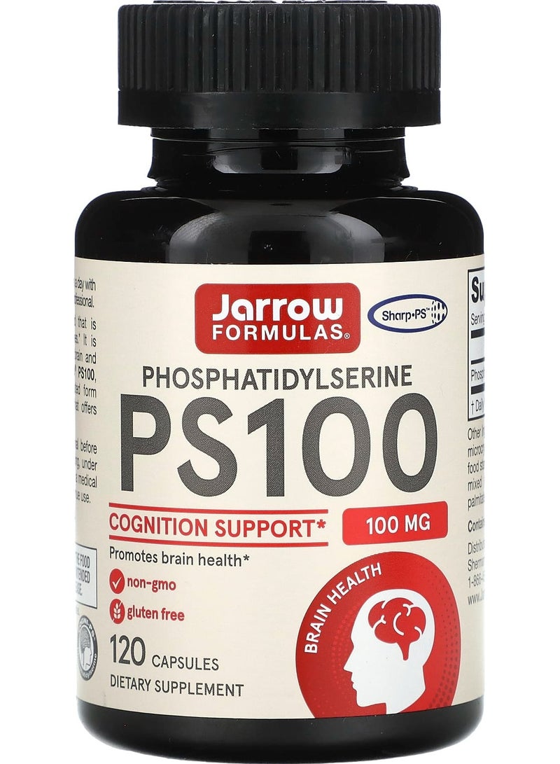 jarrow formulas PS100, Phosphatidylserine, 100 mg, 120  Capsules