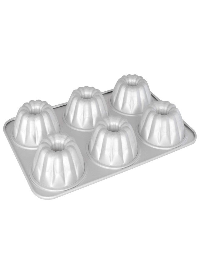 Fat Daddio's Anodized Aluminum Fluted Mini Cake Pan, 14.75 x 9.75 Inch - Image 2